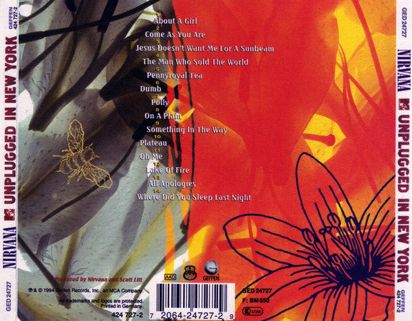 Nirvana : MTV Unplugged In New York (CD, Album, Son)