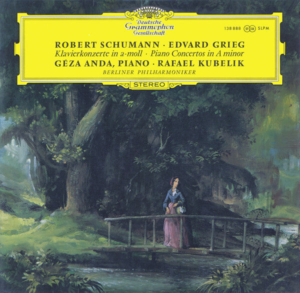 Robert Schumann ∙ Edvard Grieg, Géza Anda ∙ Rafael Kubelik, Berliner Philharmoniker : Klavierkonzerte In A-moll · Piano Concertos In A Minor (LP, RE)