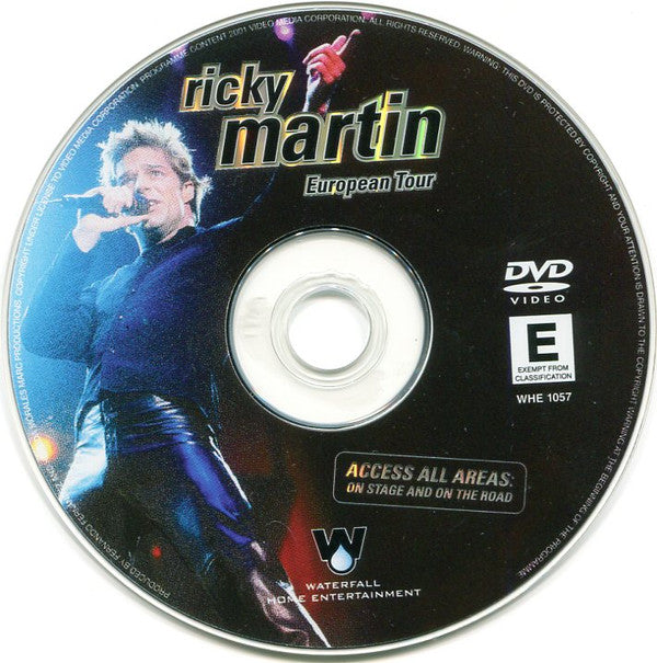 Ricky Martin : European Tour (DVD-V, Unofficial)