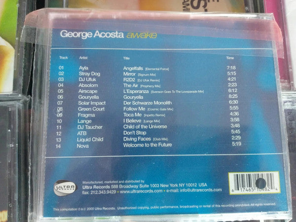 George Acosta : Awake (CD, Comp, Mixed)