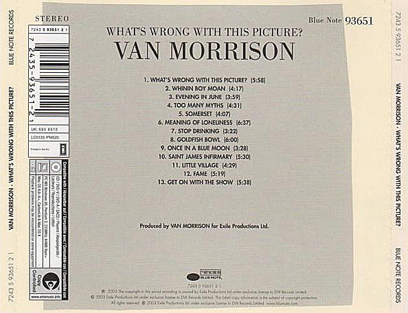 Van Morrison : What's Wrong With This Picture? (CD, Album, Copy Prot.)