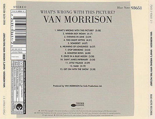 Van Morrison : What's Wrong With This Picture? (CD, Album, Copy Prot.)