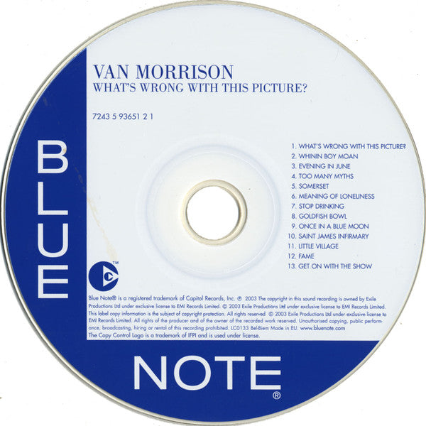 Van Morrison : What's Wrong With This Picture? (CD, Album, Copy Prot.)