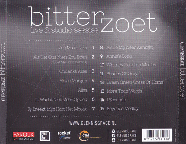 Glennis Grace : Bitterzoet (Live & Studio Sessies) (CD, Album)