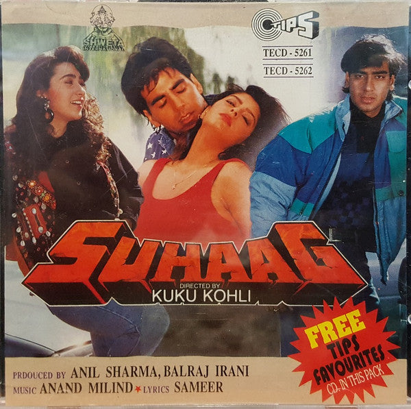 Anand Milind, Sameer : Suhaag / Tips Favourites (2xCD, Album, Comp)