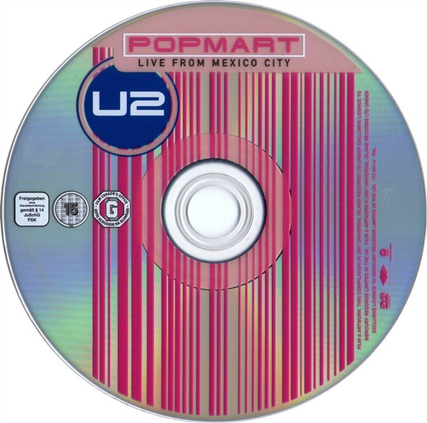 U2 : Popmart Live From Mexico City (DVD-V, Multichannel, PAL + DVD-V, PAL + Box, Ltd)