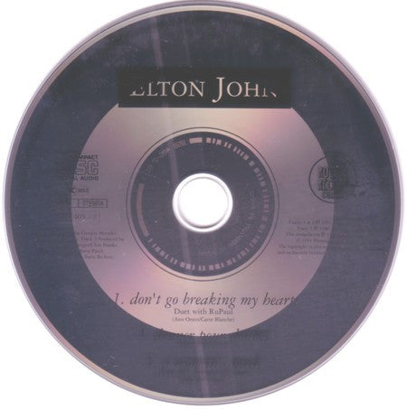 Elton John & RuPaul : Don't Go Breaking My Heart (CD, Maxi)