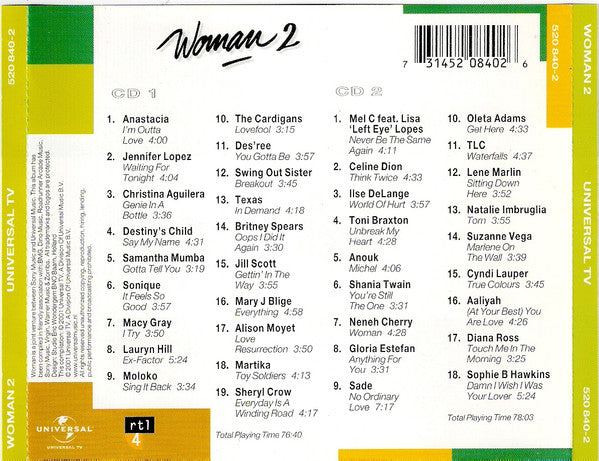 Various : Woman 2 (2xCD, Comp)