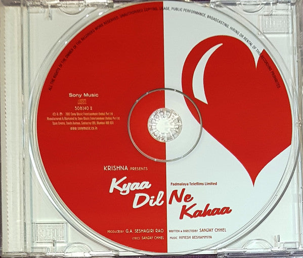 Himesh Reshammiya, Sanjay Chhel : Kyaa Dil Ne Kahaa (CD)