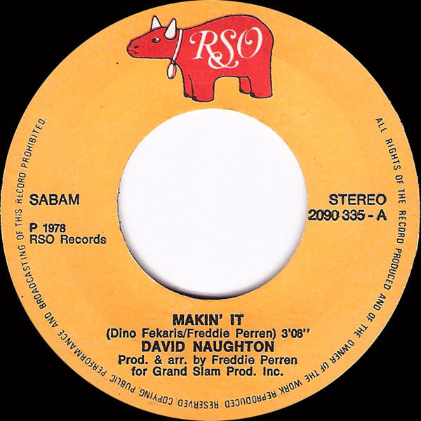 David Naughton : Makin' It  (7", Single)