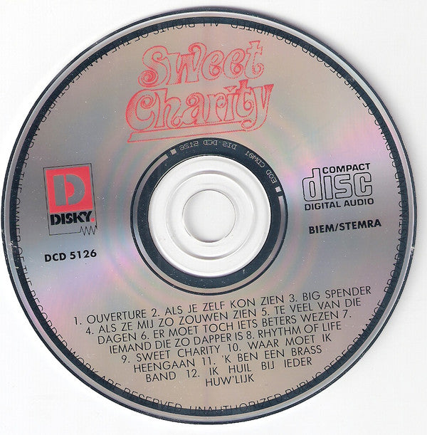 "Sweet Charity" 1989 Dutch Cast : Sweet Charity (CD, Album)