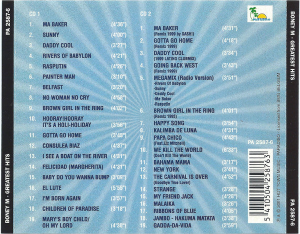 Boney M. : Greatest Hits (2xCD, Comp)