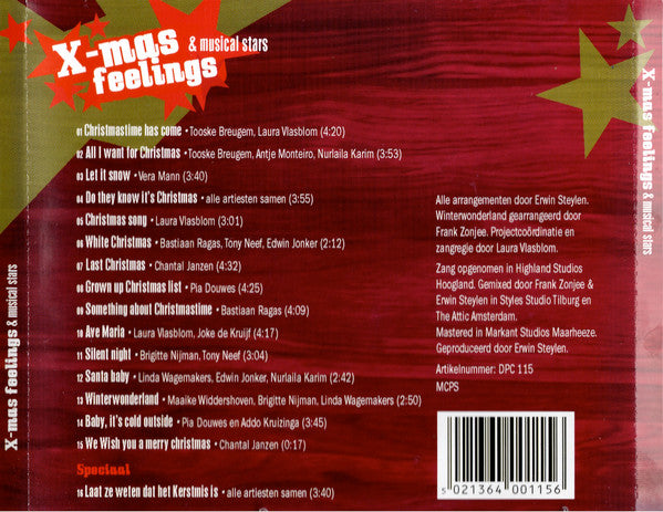 Various : X-Mas Feelings & Musical Stars (CD, Album)