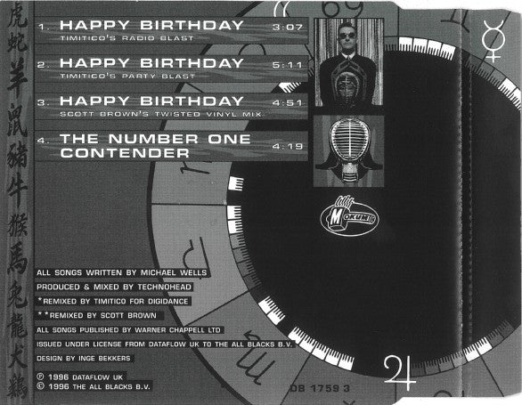 Technohead : Happy Birthday (CD, Single)