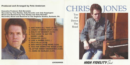 Chris Jones (49) : Too Far Down The Road (CD, Album)