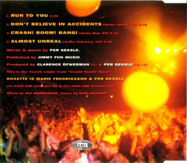 Roxette : Run To You (CD, Maxi)