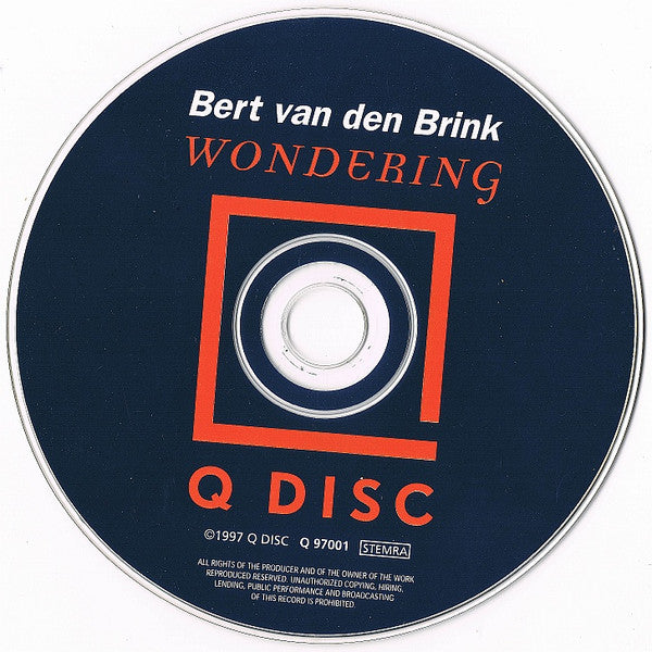Bert Van Den Brink : Wondering (CD)