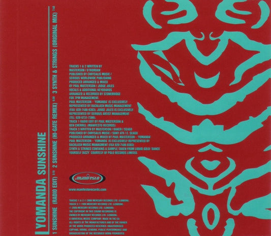 Yomanda : Sunshine (CD, Single)