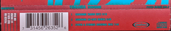 Yomanda : Sunshine (CD, Single)