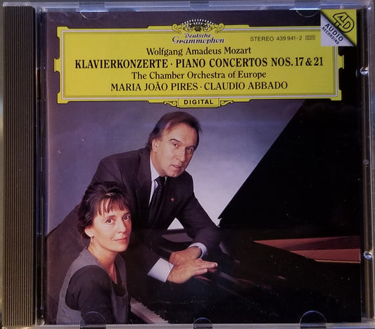 Wolfgang Amadeus Mozart - Maria-João Pires ∙ The Chamber Orchestra Of Europe ∙ Claudio Abbado : Klavierkonzerte = Piano Concertos Nos. 17 & 21 (CD, PMD)