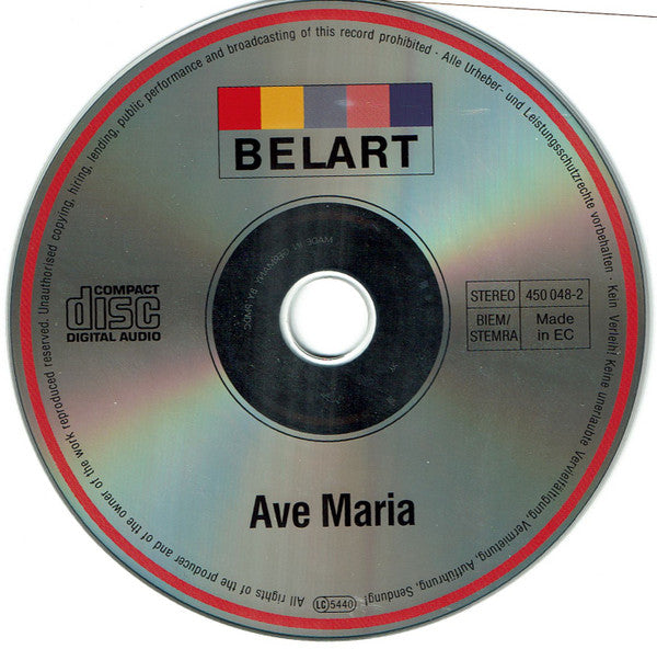Elly Ameling, Kiri Te Kanawa, José Carreras, Hermann Prey : Ave Maria (CD, Comp)