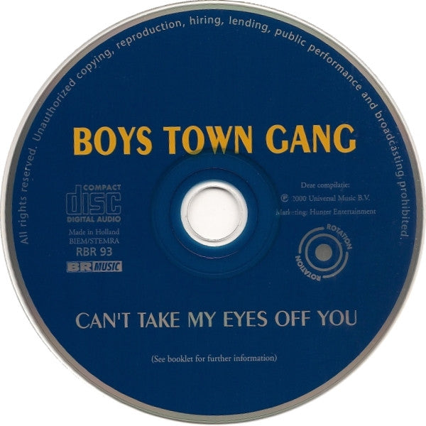 Boys Town Gang : Can't Take My Eyes Off You (CD, Comp)