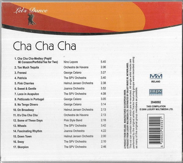 Various : Let's Dance - Cha Cha Cha (CD, Comp)