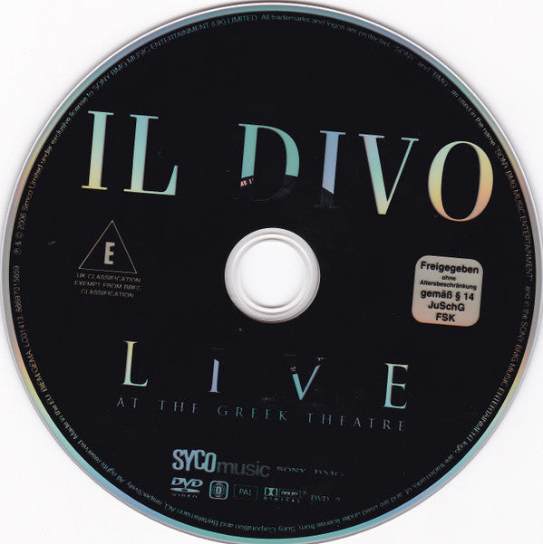 Il Divo : Live At The Greek Theatre (DVD-V, Copy Prot., PAL)