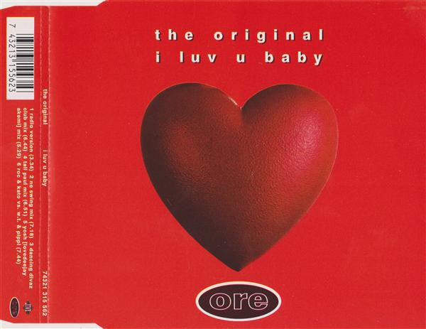 The Original : I Luv U Baby (CD, Maxi)