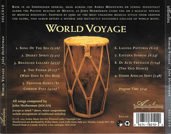 John Herberman : World Voyage (CD, Album)