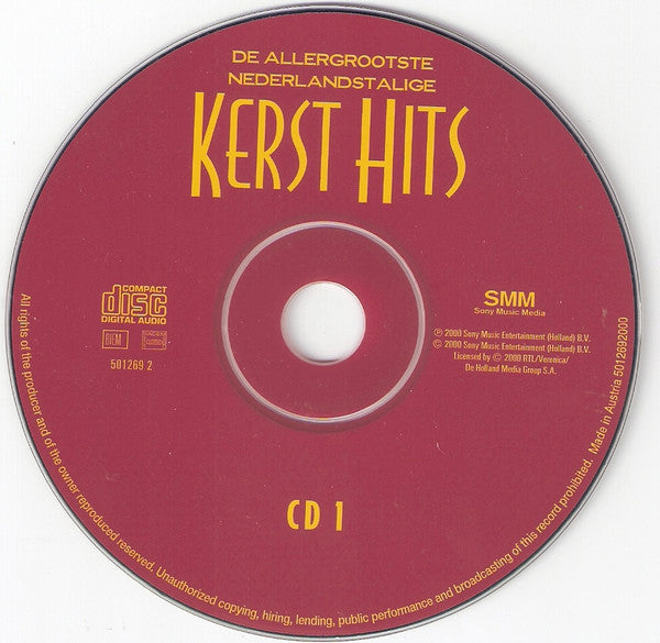 Various : De Allergrootste Nederlandstalige Kerst Hits (2xCD, Comp)