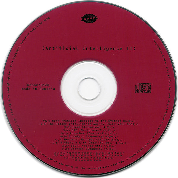 Various : Artificial Intelligence II (CD, Comp)