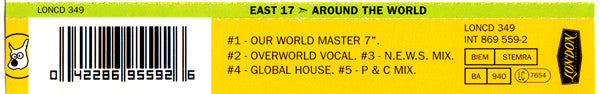 East 17 : Around The World (CD, Single)