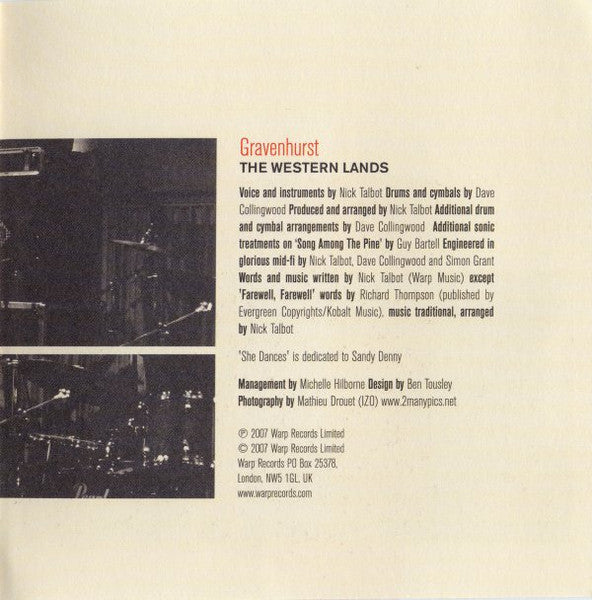 Gravenhurst : The Western Lands (CD, Album)
