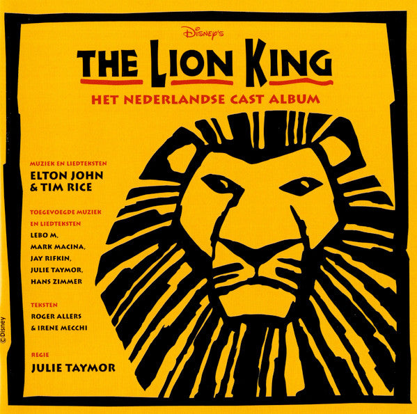 Originele Nederlandse Cast "The Lion King" : The Lion King - Het Nederlandse Cast Album (CD)