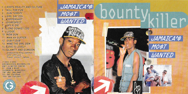 Bounty Killer : Jamaica's Most Wanted (CD, Album)