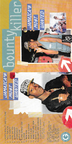 Bounty Killer : Jamaica's Most Wanted (CD, Album)