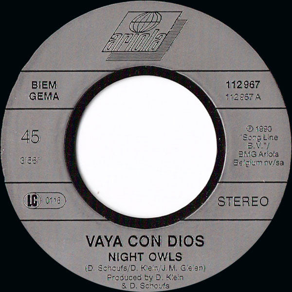 Vaya Con Dios : Night Owls (7", Single)