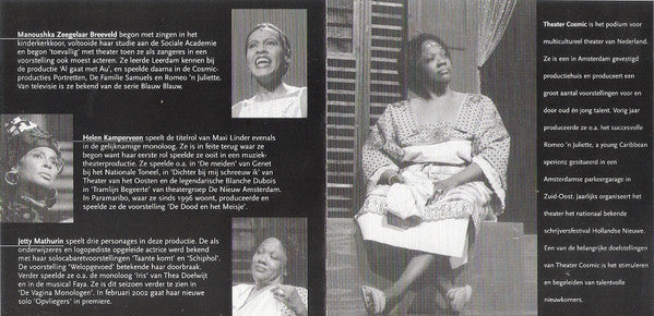 Manoushka Zeegelaar : De Koningin Van Paramaribo (CD, Album)