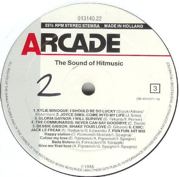 Various : The Sound Of Hit Music Volume 2 (2xLP, Comp)