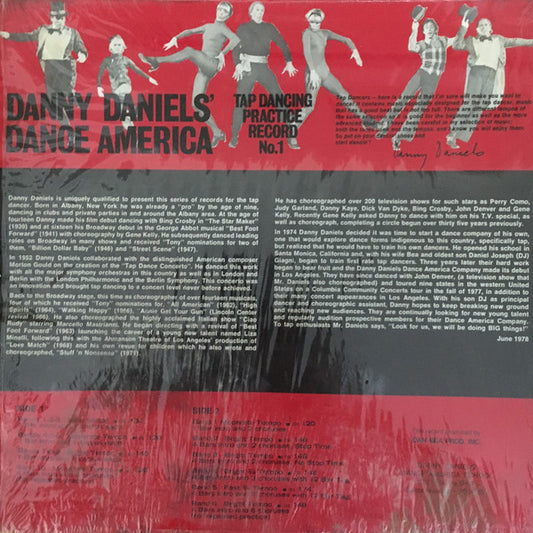 Danny Daniels (6) : Dance America - Tap Dancing Practice Record No.1 (LP)