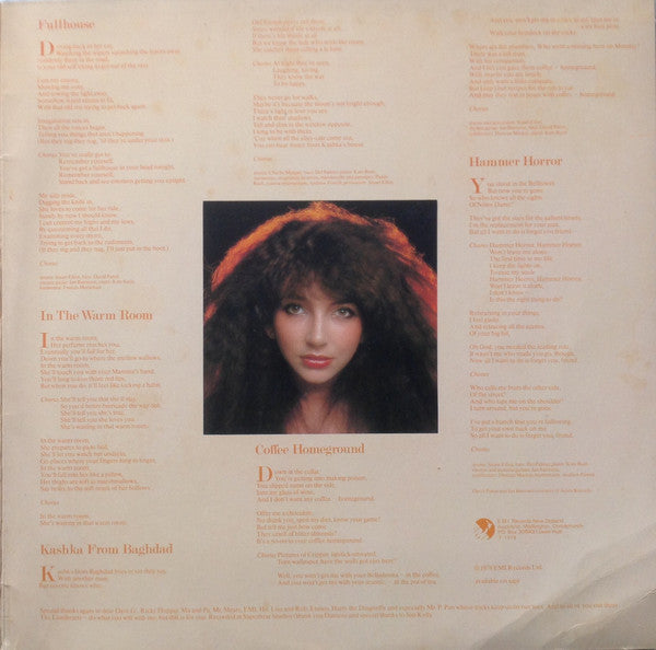 Kate Bush : Lionheart (LP, Album, Gat)