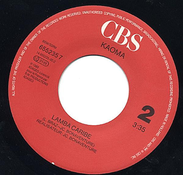 Kaoma : Dançando Lambada (7", Single)
