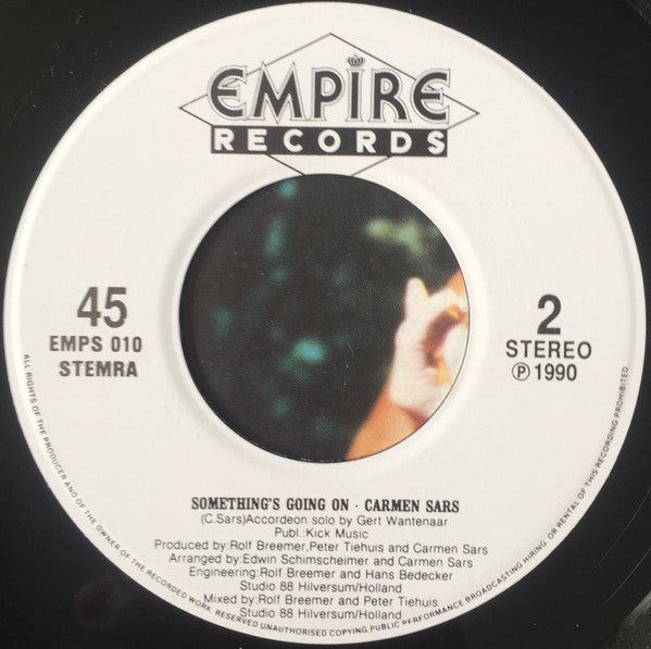 Carmen Sars : We Never Worked It Out (7", Single)
