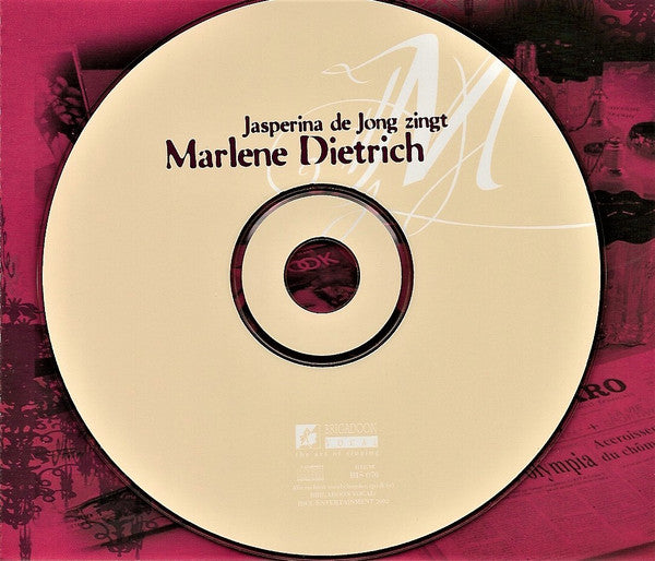 Jasperina De Jong : Zingt Marlène Dietrich (CD, Album)