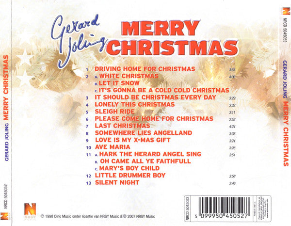 Gerard Joling : Merry Christmas (CD, Album, RE)