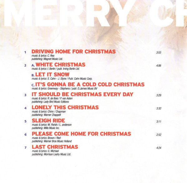 Gerard Joling : Merry Christmas (CD, Album, RE)