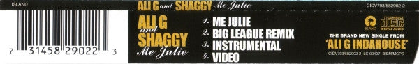 Ali G And Shaggy : Me Julie (CD, Maxi, Enh)