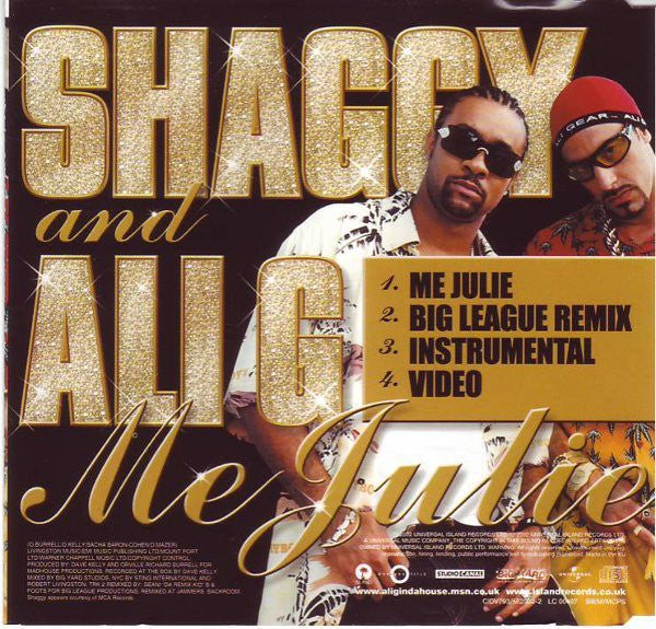 Ali G And Shaggy : Me Julie (CD, Maxi, Enh)