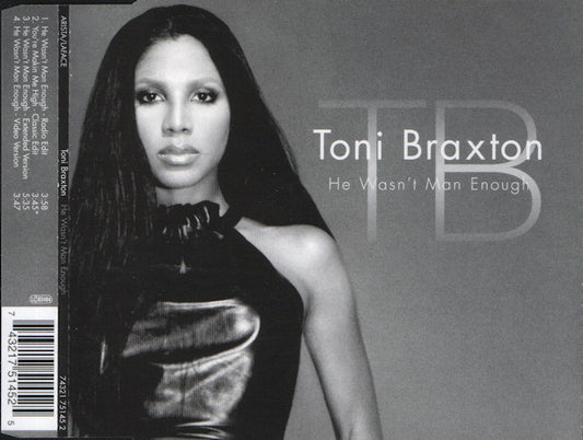 Toni Braxton : He Wasn't Man Enough (CD, Maxi, Enh)